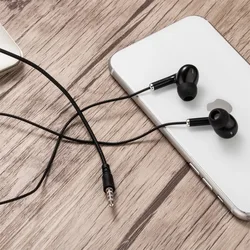 Écouteurs intra auriculaires universels, oreillettes avec trou traversant, pour Apple Huawei, casque d'interface 3.5MM 