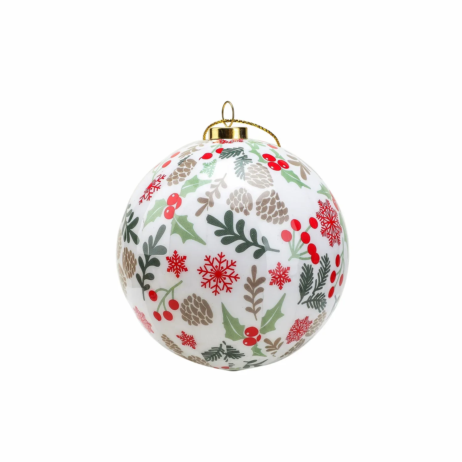 thumbnail image 1 of Adornos navideños de bolas de 8 cm, decoraciones creativas para árboles de Navidad, juguetes inflables de PVC para exteriores y el hogar, regalo de Navidad, 1 of 5