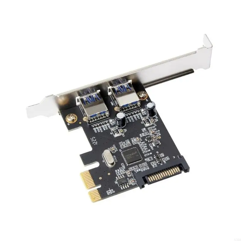 A70B PCIE To Usb3.0 Expansion Card 2-Port Fast Speed Desktop Usb3.0 Expansion Card