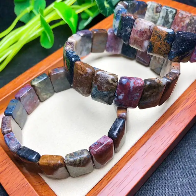 

Natural Peter Stone Bangle Bracelet Fashion Women Healing Jewelry Gemstone Reiki Energy Stone Holiday Gift 1pcs 12x16mm