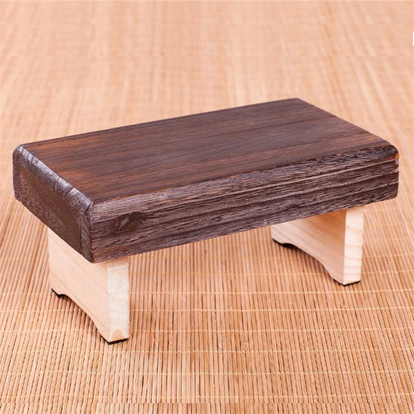 Description Picture 2 of itemSmall Ergonomic Meditation Bench Stool Portable Design with Folding Legs Wooden Low Seat for Meditations, Yoga, Prayer, Seiza