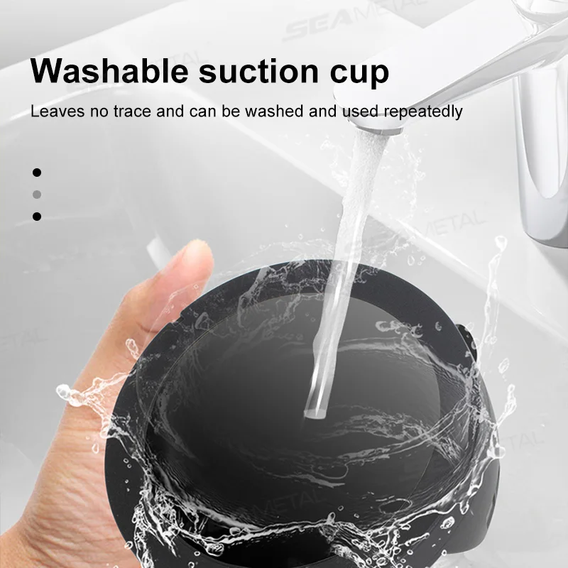 SEAMETAL Head-Up Car Phone Mount Flexible Rotation Phone Holder Stable Anti-Slip Rubber Smartphone Support Universal for 4-7 in BEST SELLERS