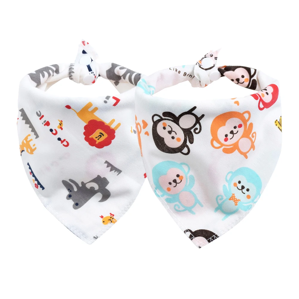 Bavoir Bandana Bebe Garcon et Fille Coton - Bavettes Pour Bébés Bavoirs Bébé  écharpe Triangle avec Bouton Pression Sans Nickel et Ajustable - Bavette  Bebe Ultra Absorbante pour la Bave : 