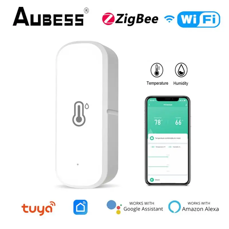 Tuya Smart Wifi/Zigbee Temperature And Humidity Sensor Indoor