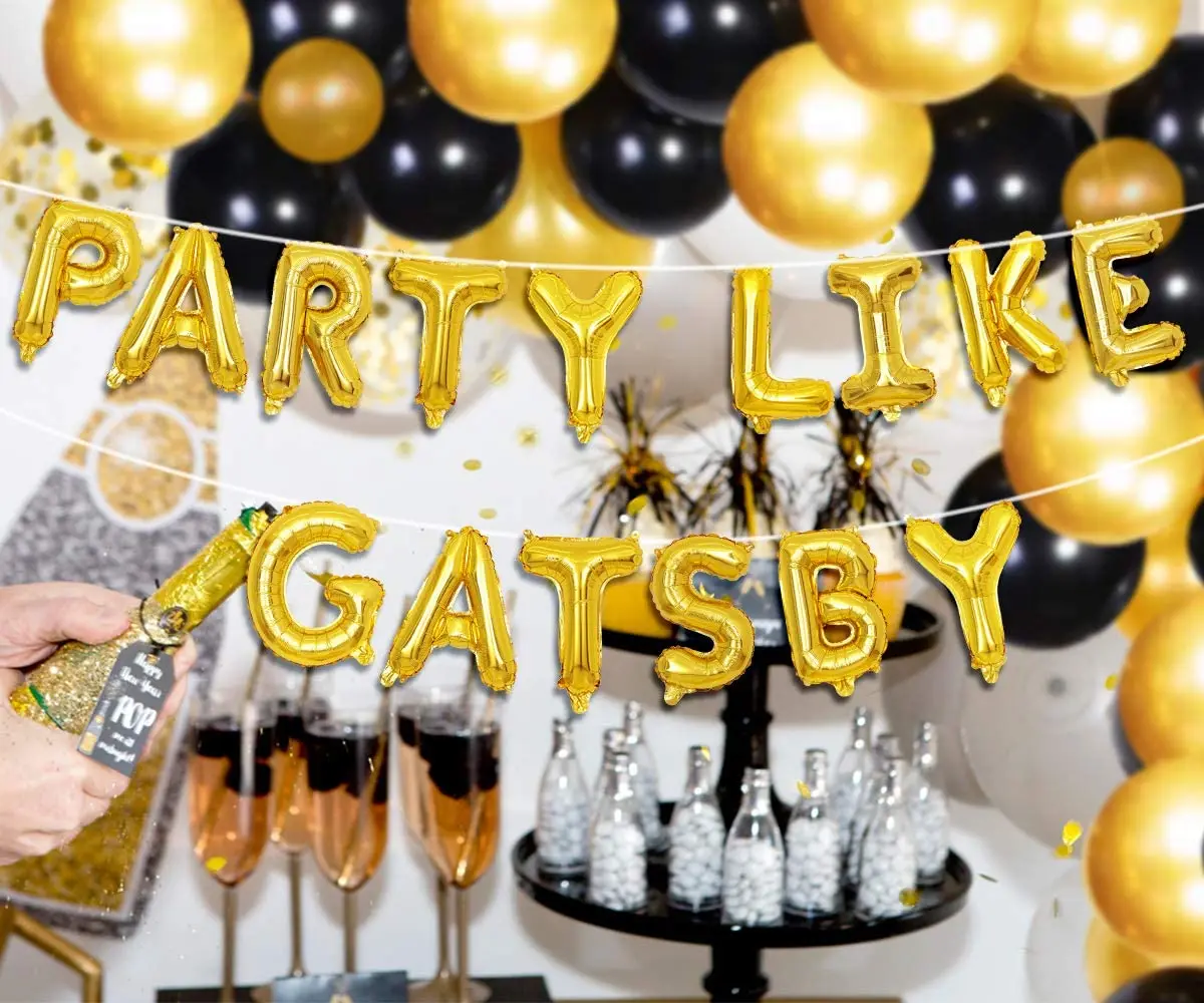 The Ultimate Guide to Hosting a The Great Gatsby Theme Party with This  Best-Selling Balloon Garland Kit, image size:1200x1000