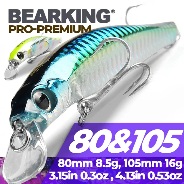 Bearking Fishing Lure Minnow Professional Quality