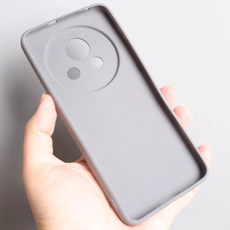 Ultra Thin Sandstone Matte Phone Case with Camera Lens Protection, Soft Silicone Back Cover