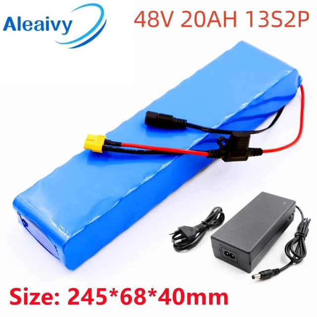 Batterie lithium-ion pour vélo électrique, kit de conversion de vélo  électrique, chargeur de pipeline, prise compte 60, 48V, 20Ah, 18650, 13S2P,  Bafang 1000W, 54.6V - AliExpress