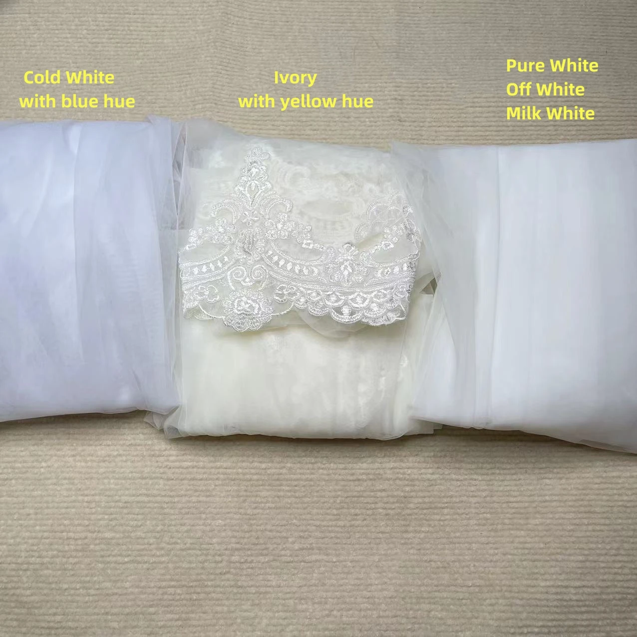 Bridal Veil 1 Tier Long Wedding Veil With Comb for Bride 300cm