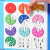 Children Magnetic Fraction Learning Math Toys Wooden Fraction Book Set Parish Teaching Aids Arithmetic Learning Educational Toys 3