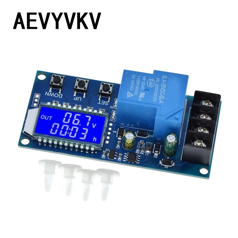 납산 태양 전지 충전 컨트롤러 보호 보드 충전기, 시간 스위치, 배터리 용량 6-60V, 30A, 12V, 24V, 36V, 48V