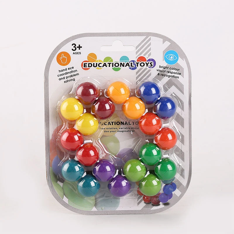 Rainbow Infinity Sensory Fidget Toys For Anxiety Antistress ADHD Therapy Decompression Stress Relief Kids Juguetes Antiestrés 6