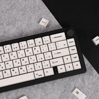 Minimalist white Japanese keycaps 151 keys MDA Profile PBT Keycaps For MX 60/84/98/108 Mechanical Keyboards - Image 5