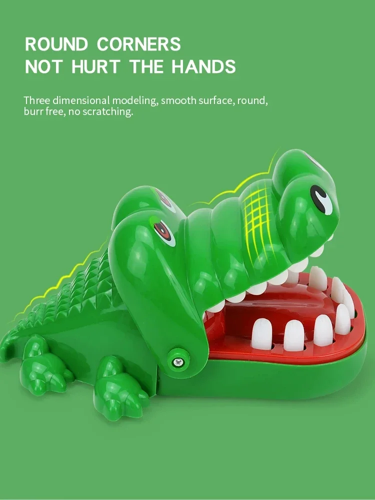 Bite hand crocodile children's toy stress relief toy parent-child interactive party prank toy image 11