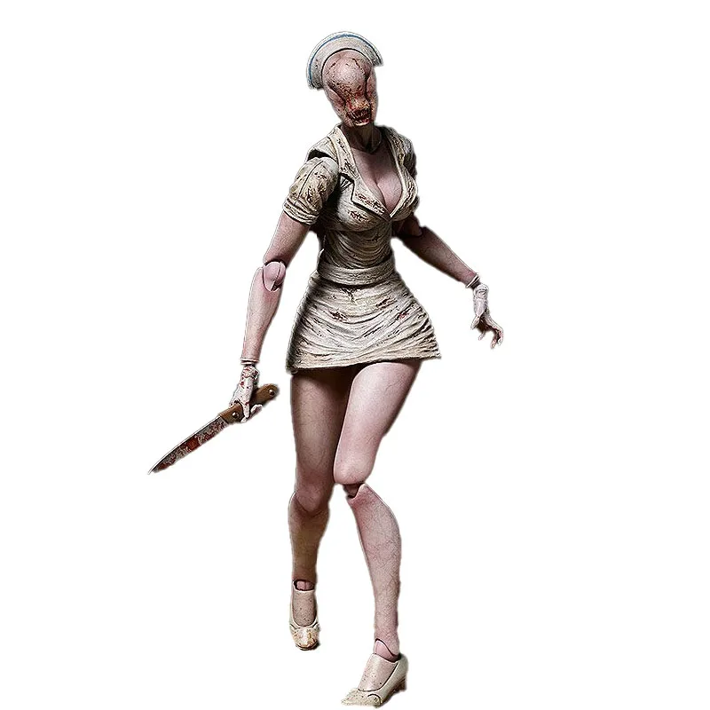 

In Stock Original FREEing Figma SP-061 Bubble Head Nurse SILENT HILL 2: Restless Dreams Action Figure Model Toys Collection Gift
