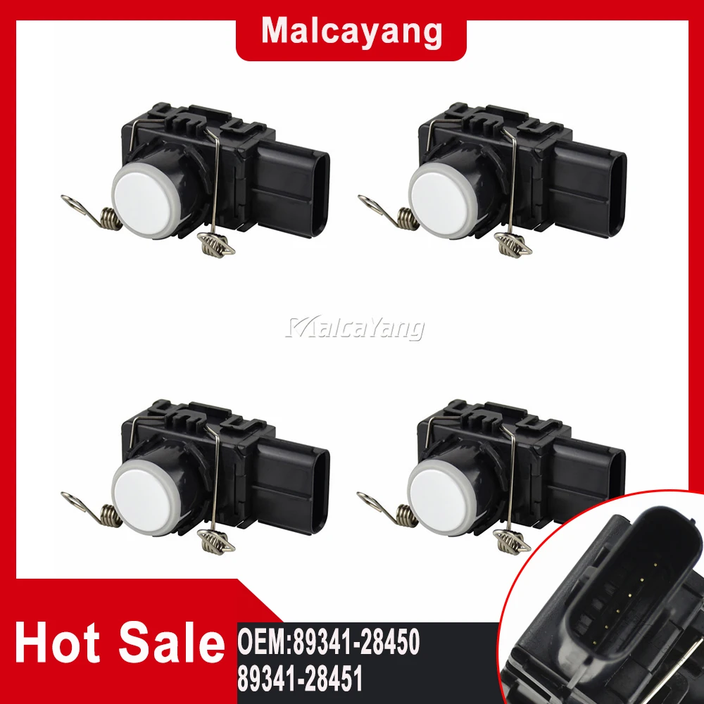 

4pcs Auto Parts 89341-28450 PDC Parking Sensor 89341-28450-A0/B0/C0/E0 For 2008 2009 2010 2011 Toyota Land Cruiser Lexus LX570