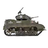 COOLBANK RC Tank 1/16 Scale 2.4ghz U.S. M5A1 Stuart Light Tank Model, Remote Control Tanks with Sound and Light  for Boys Adults 4
