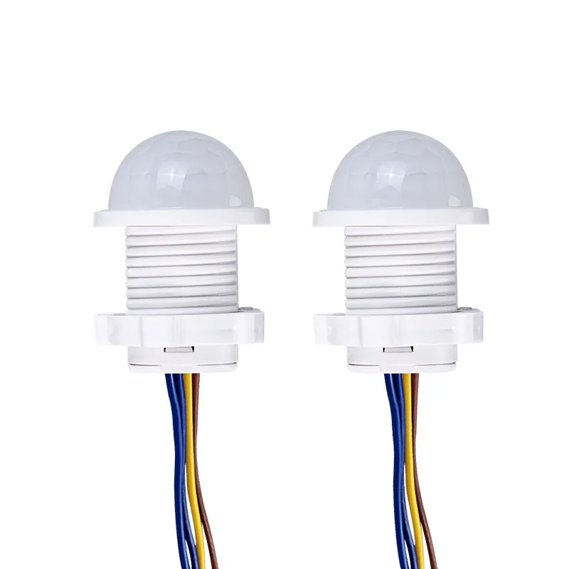 실외 동작 감지기 실내 적외선 조명, 가정용 자동 인체 센서 조명 스위치 Ac110-240v LED 옷장, 2 개