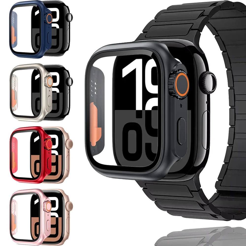 Ultra-Durable Apple Watch Screen Protector & Bumper Case