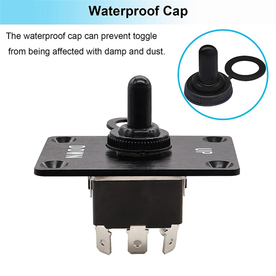 Interruttore A Bilanciere 6 Pin DPDT - Momentaneo Per Inversione Polarità DC 12V, 2 Pezzi - Foto 8