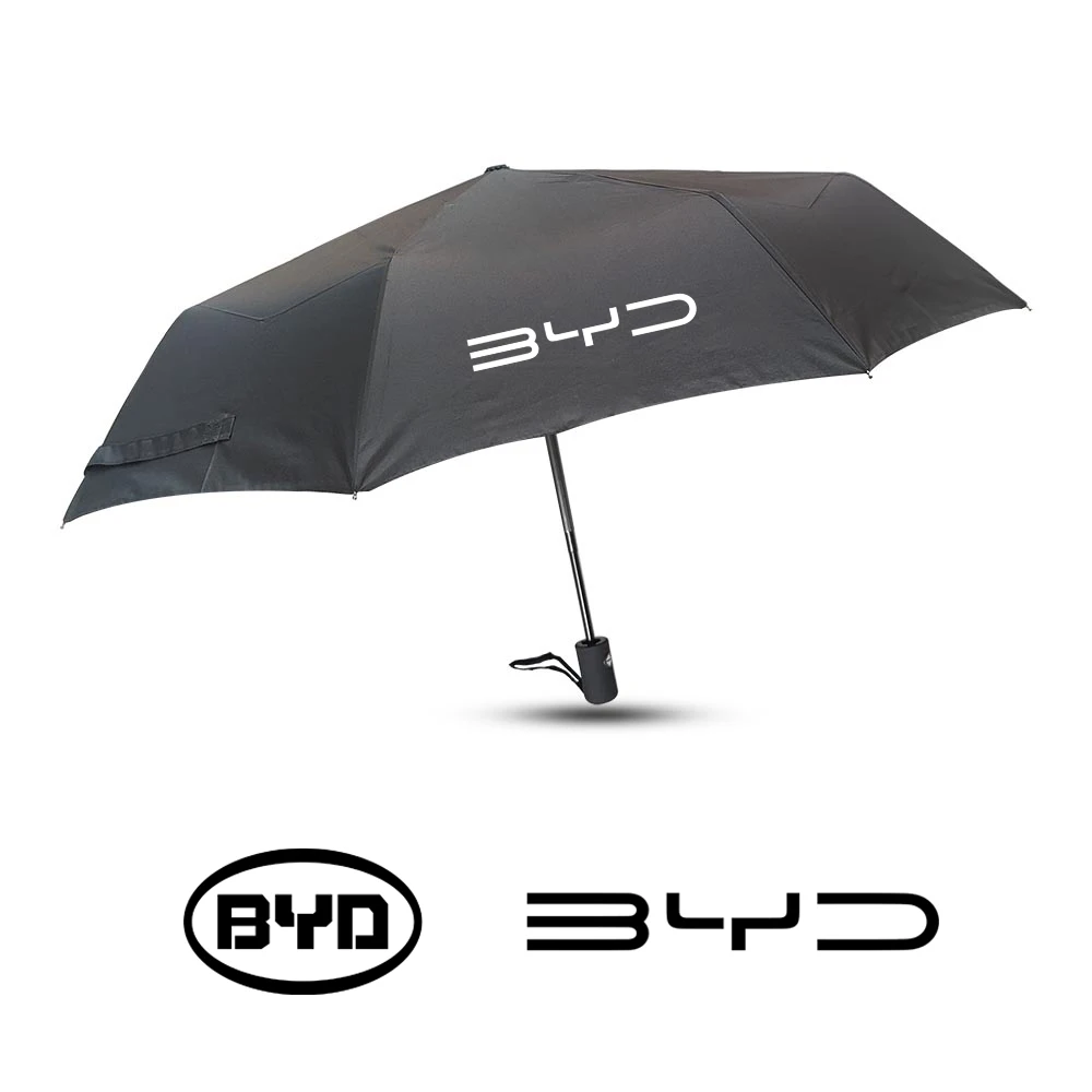 Car Automatic Folding Windproof Sunshade Umbrella For BYD F3 F5 F0 T3 S6 S8 E6 G3 G6 L3 S1 S2 M3 M6 Tang Song ATTO 3 HAN EV E6