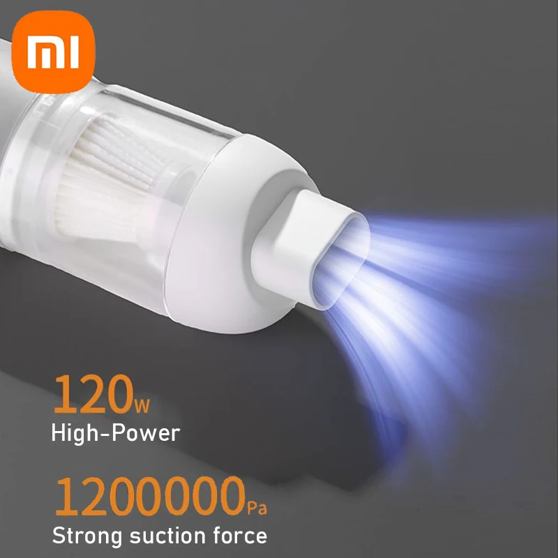 Original Xiaomi 1200000PA Wireless Car Vacuum Cleaner Portable Handheld Vacuum Cleaner Smart Home Car Dual-purpose Dust Catcher