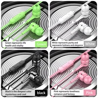 NNBILI 1-4pcs 3.5mm Wired Earphone In Ear HIFI Heavy Bass Earbuds Monitor Sports Stereo Music Gaming Headphone with Microphone 2