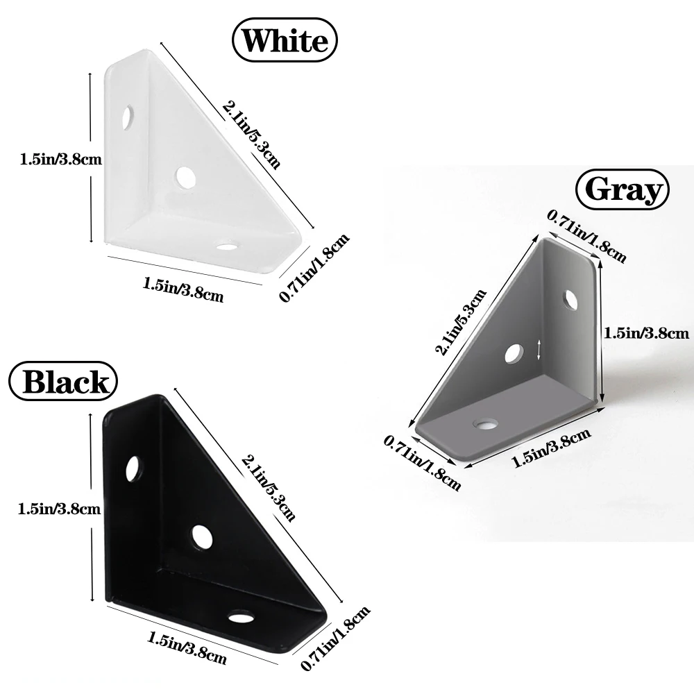 corner bracket heavy duty shelf metal bracket triangle straight corner bracket Universal furniture connector Wood