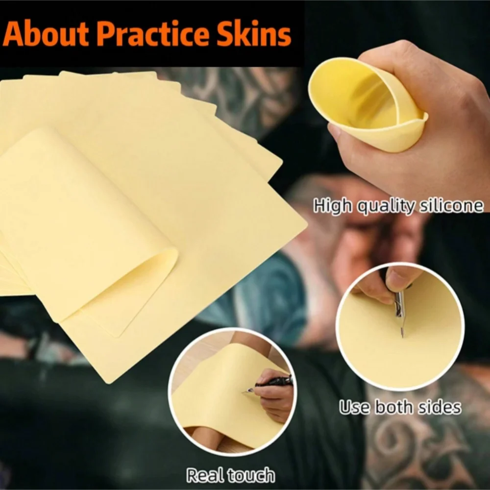 Multiple specifications of double-sided blank fake skin and multiple specifications of tattoo practice tattoo transfer paper