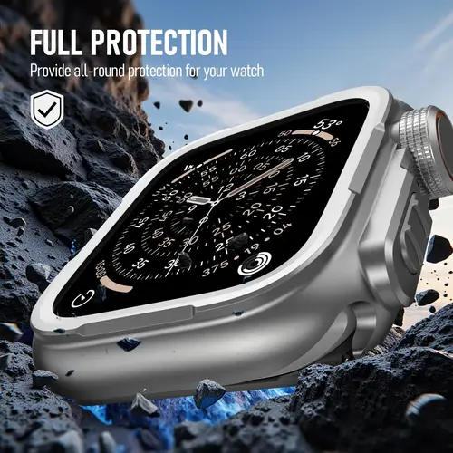 Metal Case for Apple Watch Ultra 3/2 49mm 46mm 45mm Alloy Cover for Iwatch Series 11 10 9 8 7 6 5 4 SE3 44mm Screen Protector - Image 4