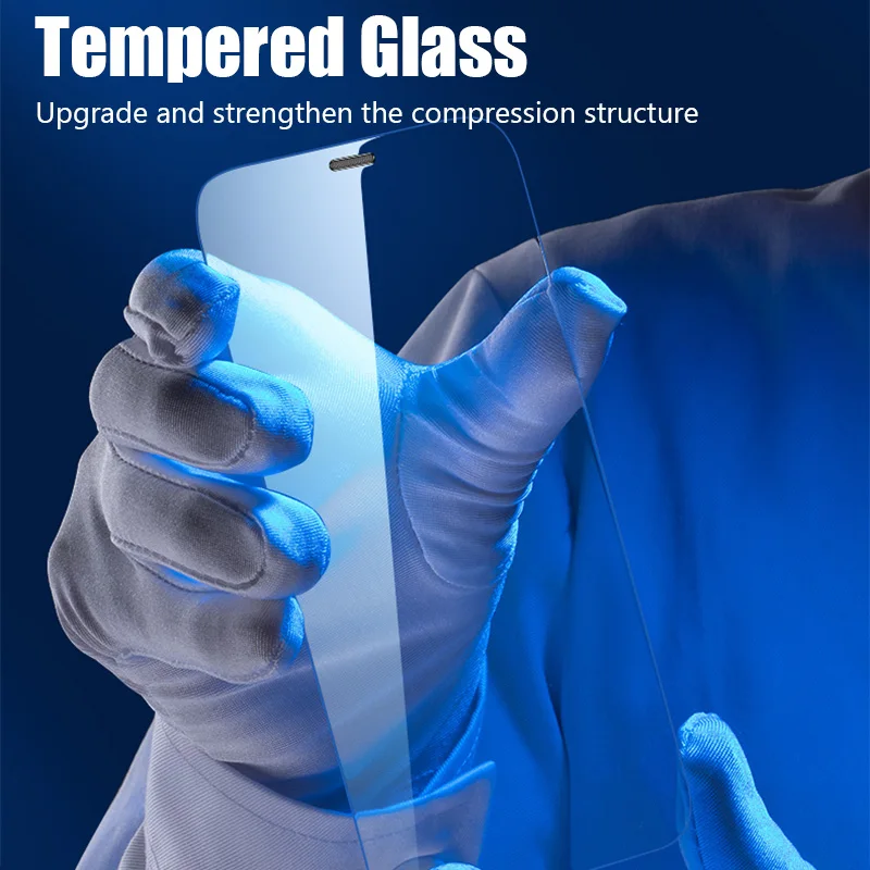 Protector de pantalla de vidrio templado para iPhone, 14, 13, 12, 11 Pro  Max, Mini, 14, 8, 7, 6, 6S Plus, X, XR, XS Max, SE 2022, 5 unidades Alegría  Market