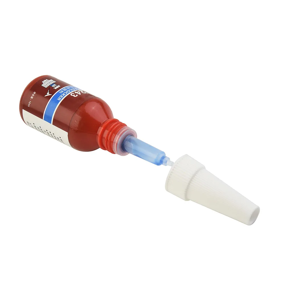 10 Ml Threadlocker a media resistenza Blue Threadlocker adesivo 243 per il bloccaggio e la sigillatura di filettature inferiori a M20 può essere rimosso