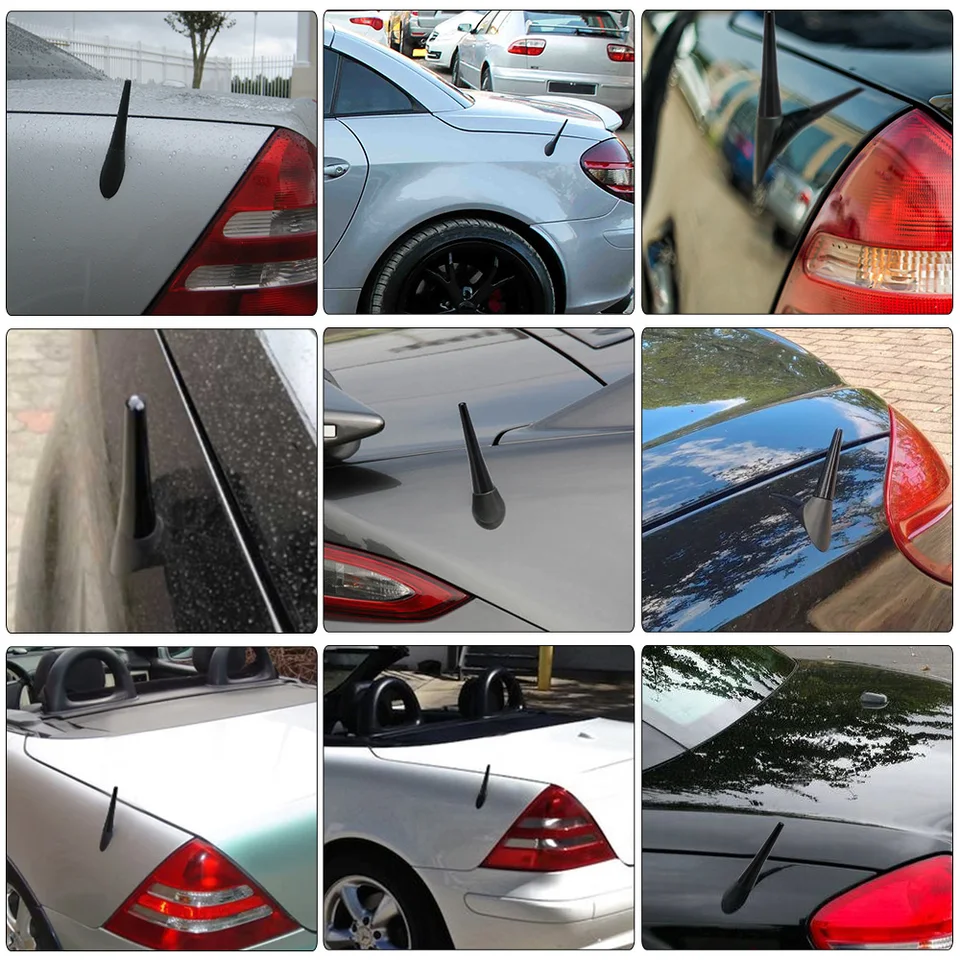 Antenna Decorativa A Palo Corto Per Mercedes SLK R171 – Ricambio Elegante, In Alluminio T6061, Facile Da Montare