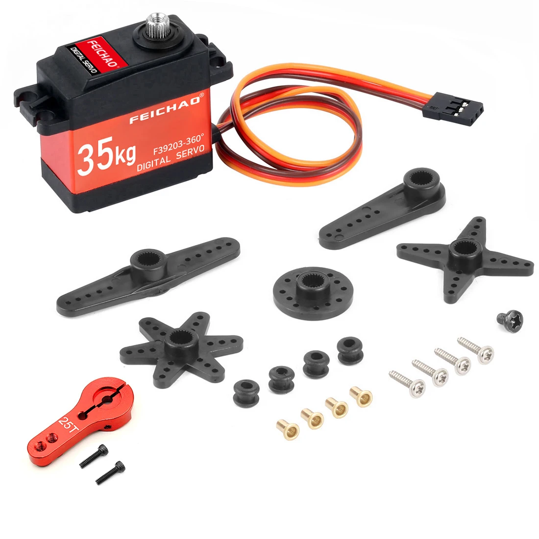 防水デジタルサーボ90/120/180/270/360度rcサーボ12キロ20キロ25キロ30