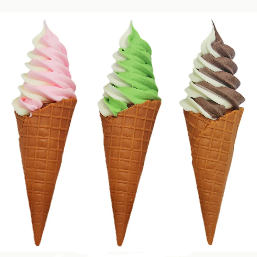 Fake Ice Cream Fake CupCake Cone Model Lifelike Ice Cream DecorPhotography Props Commercial Food Simulation food model,food photography props,kitchen food toys