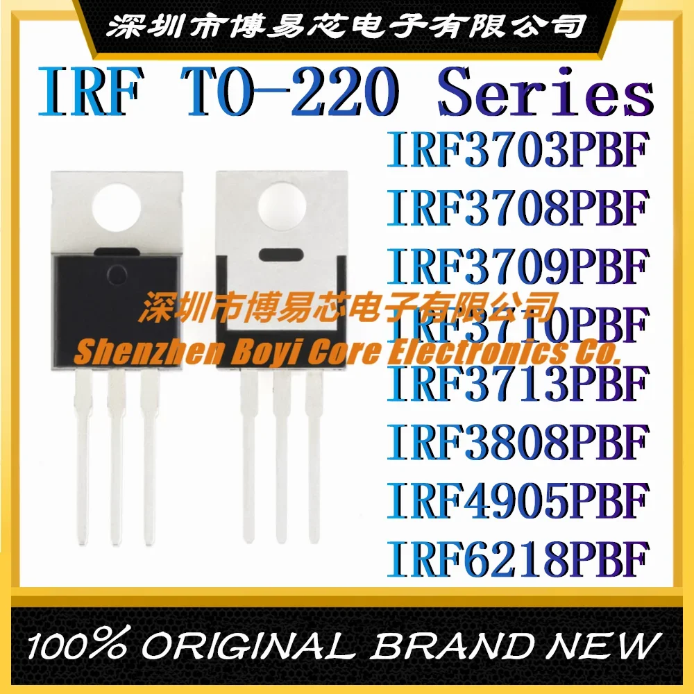 IRF3703PBF IRF3708PBF IRF3709PBF IRF3710PBF IRF3713PBF IRF3808PBF IRF4905PBF IRF6218PBF New original authentic MOSFET TO-220 5pcs lot new originai mic4421bn 4421bn or mic4421cn 4421cn mic4421 dip 8 9a peak low side mosfet drive new original ic