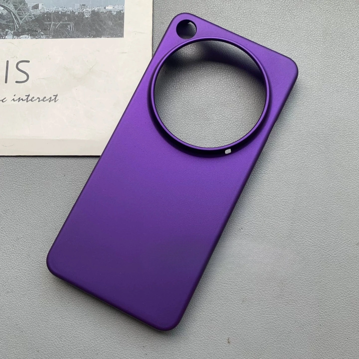 Ultra Slim Shockproof Matte Hard Phone Case - Solid Color Back Cover
