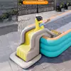 Inflatable Water Slide Kids Swimming Water Play Toy Fun Outdoor Anti-Tipping Waterpark Slides For Inground Or Above Ground Pools 4