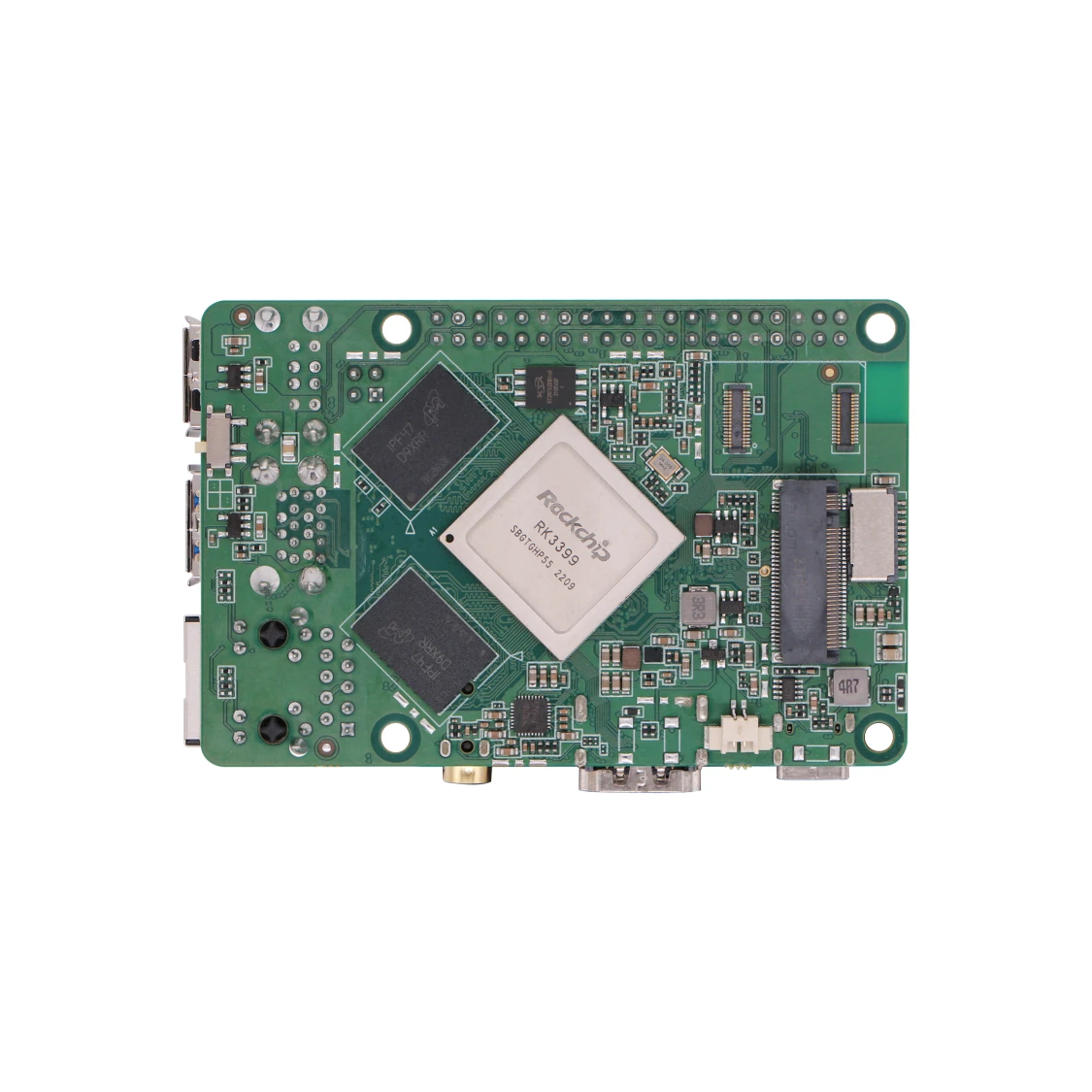 Radxa ROCK 4B RK3399, 6-core CPU SBC, HDMI with 4K Output, WiFi 5, Gigabit Ethernet and PCIe 2.1, Single Board Computer