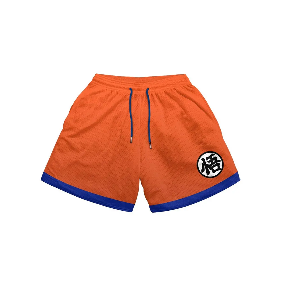 Anime Gym 2 in 1 Shorts for Men Quick Dry Breathable Mesh Performance Shorts Summer Sports Fitness Workout Jogging Short Pants 4