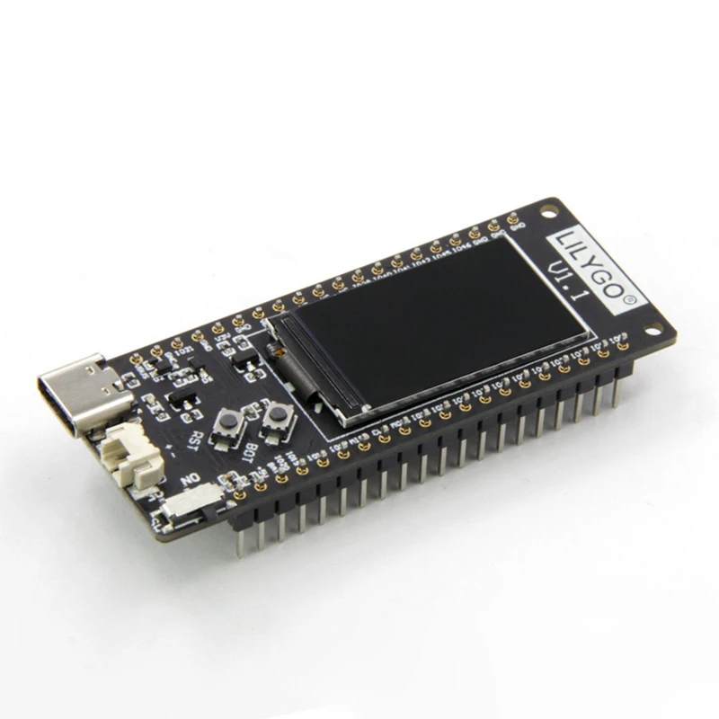 

LILYGO T8 ESP32-S2 ST7789 1,14 дюймовый ЖК-дисплей WIFI беспроводной модуль Type-C разъем Слот для TF-карты макетная плата
