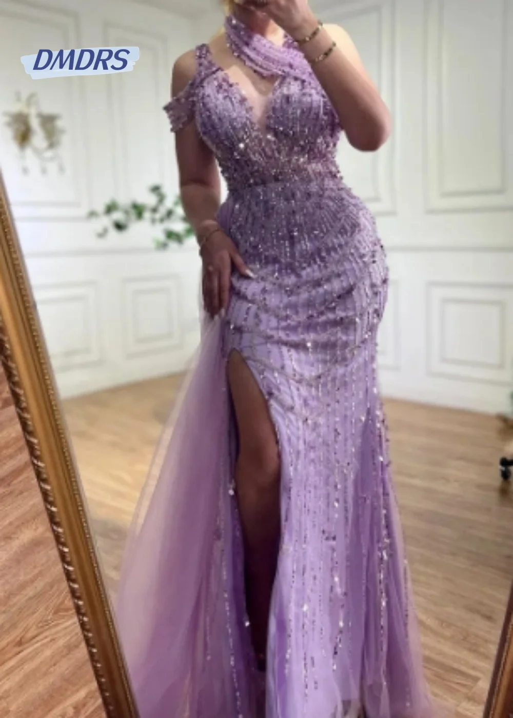 

Modern One-Shoulder Evening Dresses Elegant Floor-length Bride Robe Graceful Romantic A-line Bridal Gown Vestidos De Novia
