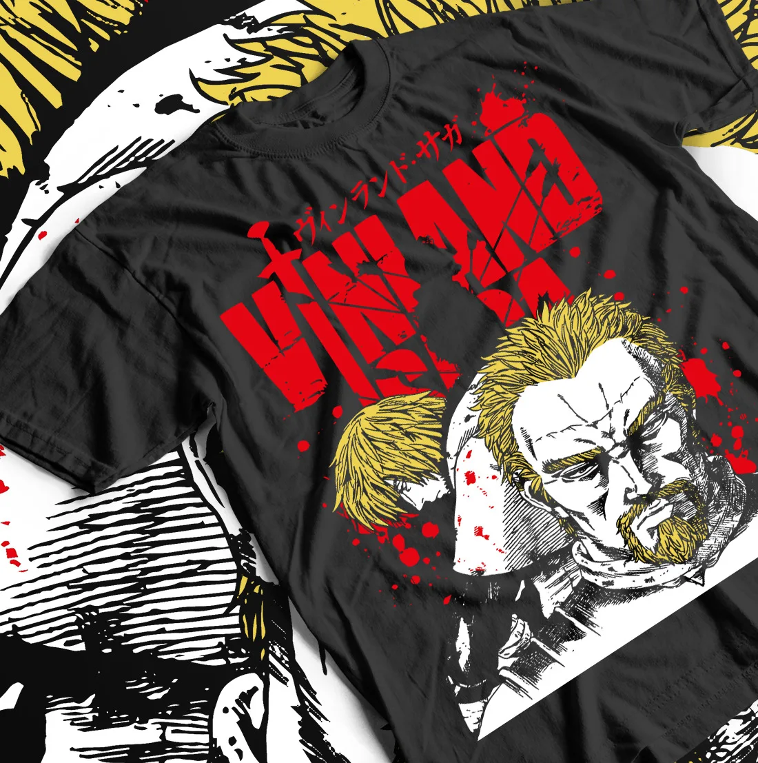 

Vinland Saga T-Shirt,Thorfinn Shirt Vinland Askeladd Japanese Shonen Viking Saga