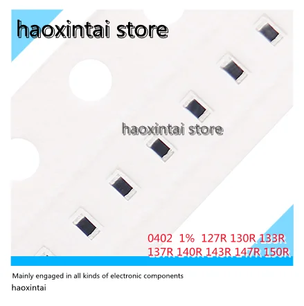 

100PCS 0402 SMD Resistor 1% 127R 130R 133R 137R 140R 143R 147R 150R 1/16W