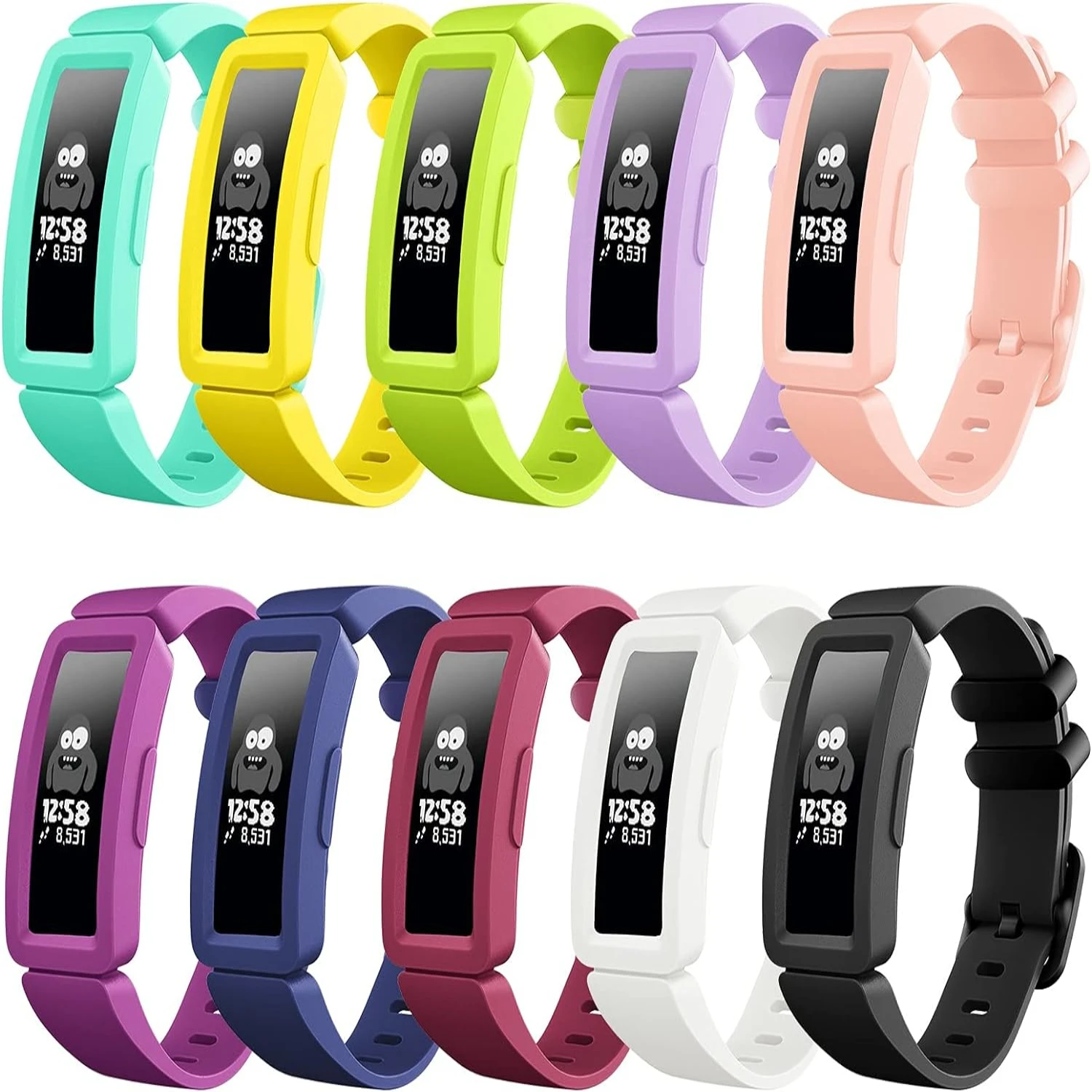 Anti-lost all-in-one strap inspire/inspire HR protective shell strap