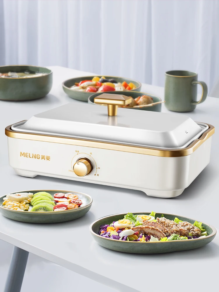 Home Smoke-free Barbecue Korean Barbecue Plate Electric Omelette Kitchen Appliances Frying Pan Pancake Electronic Skillet Pans