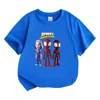 Spidey and His Amazing Friends T-shirts Summer Comfortable Children's Cotton Tops New Pattern Boys Girls Short Sleeve Tshirts 6