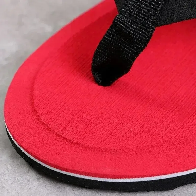 High Quality  Men Flip Flops Beach Sandals Non-Slip Casual Flat Shoes Slippers Indoor House Shoes For Men Outdoor Slides - 5