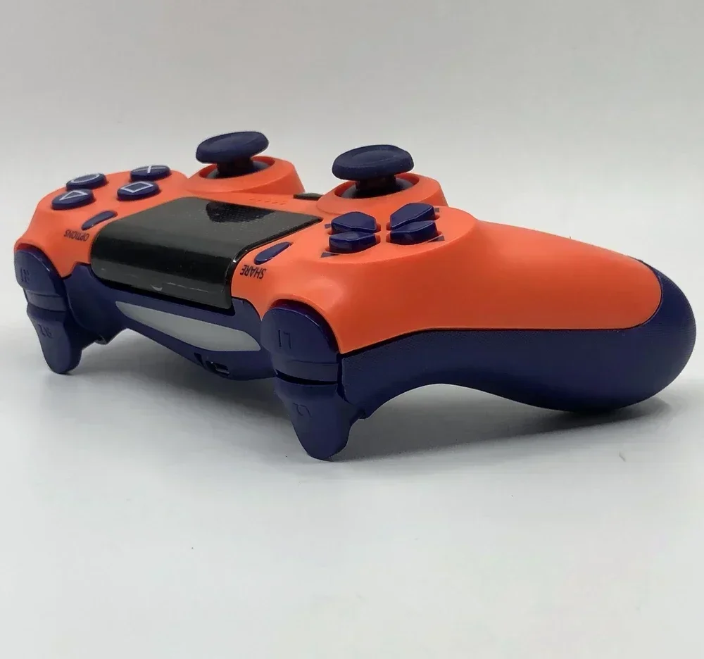 وحدة تحكم ألعاب لاسلكية لجهاز PS4، اهتزاز بلوتوث ل...