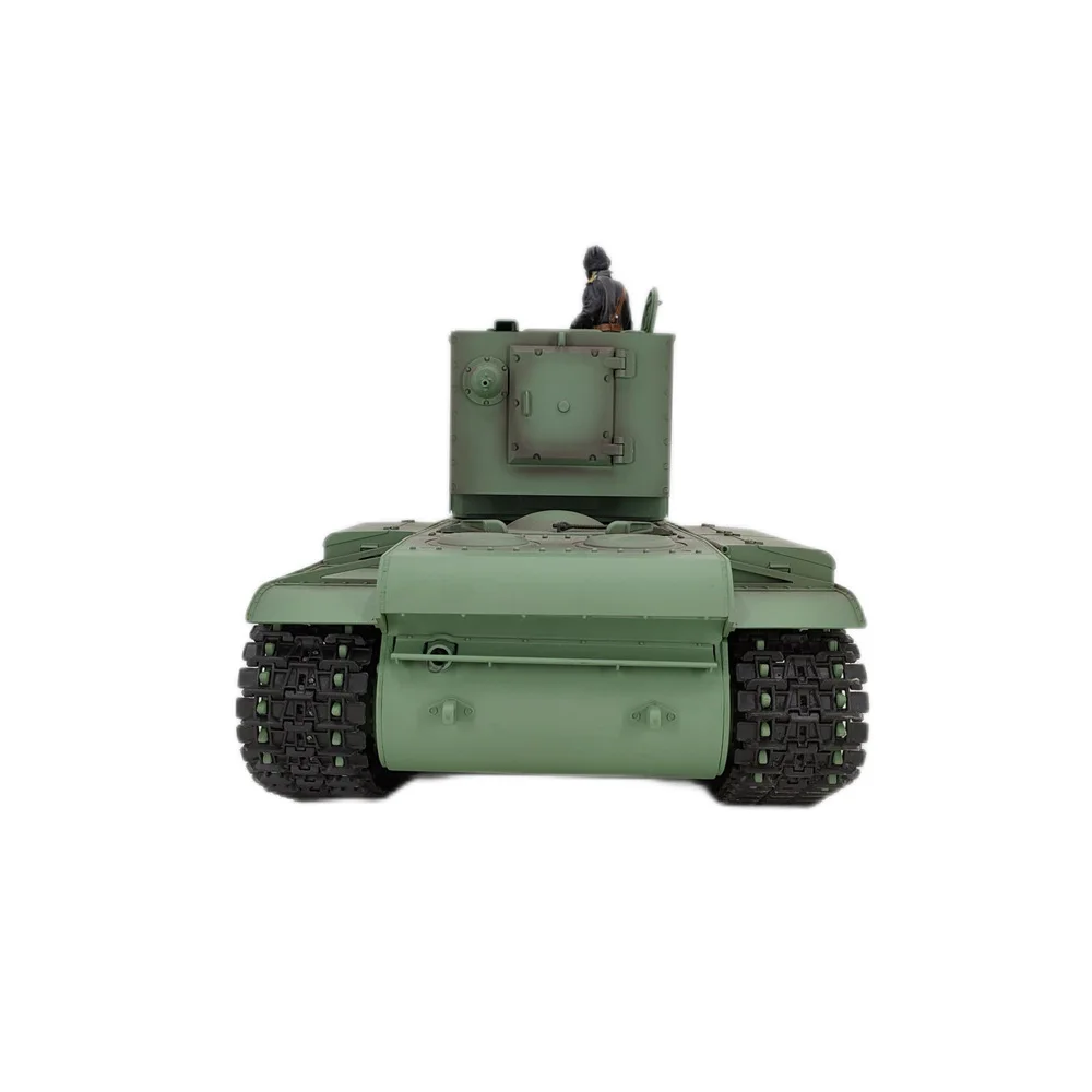 1:16 Henglong 3949-1 Soviet KV-2 Rc Military Tracked Vehicle 7.0 Version Simulated Smoke Device Electric Tank Model 5